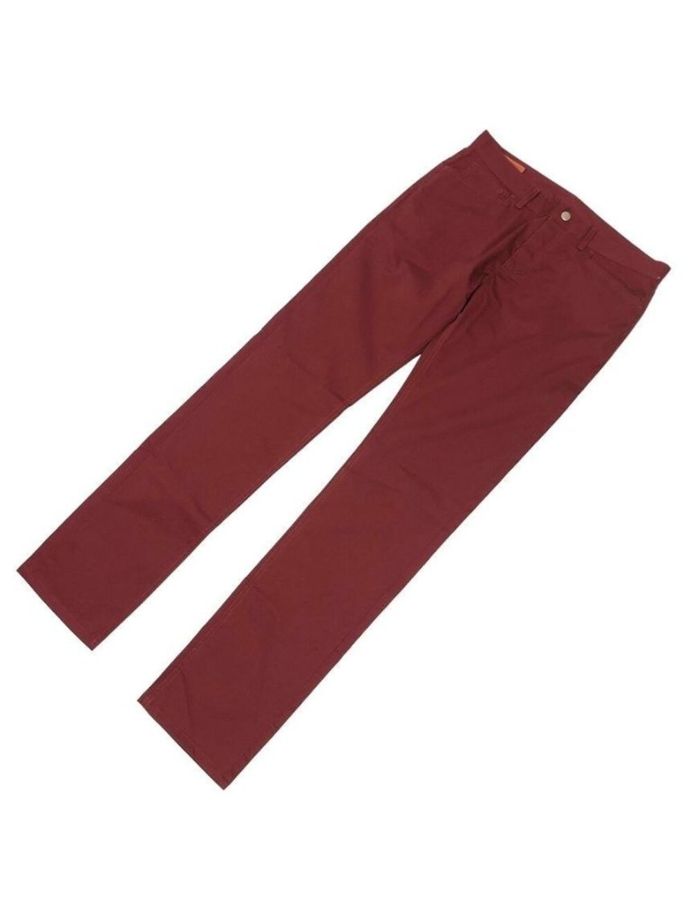 Hermes Cotton Chino Pants Burgundy Vintage